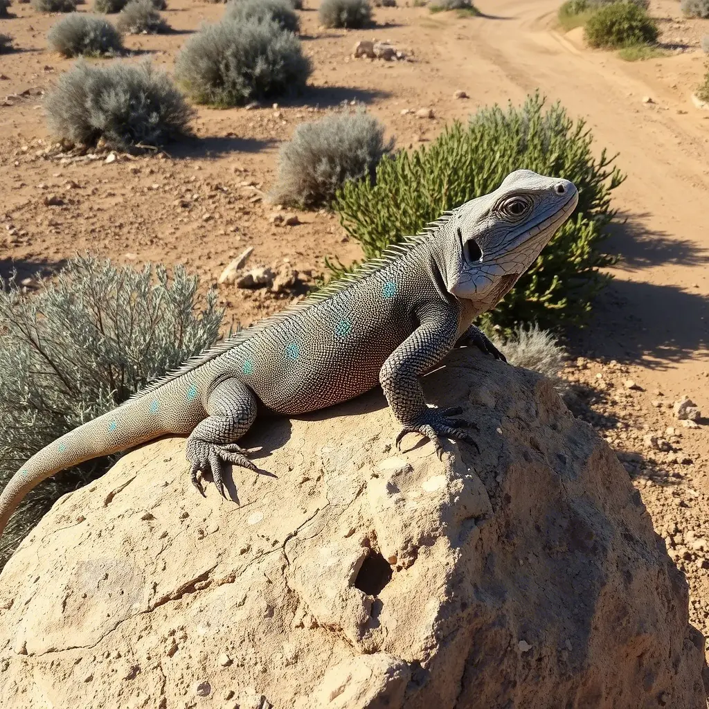 lagarto-ocelado-sol-rocas